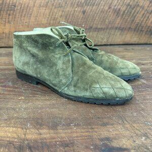 Cole Haan Green Suede Chukka Style Boot 7.5